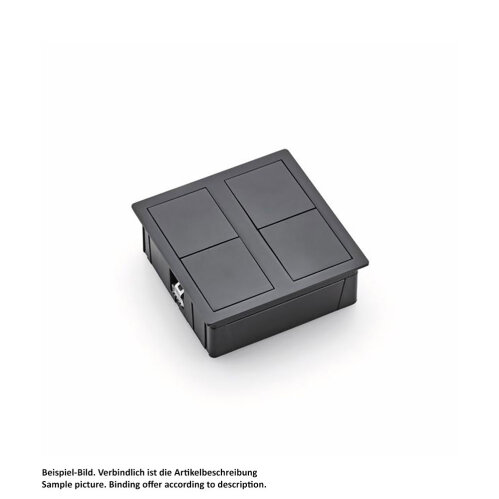 Naber VersaHit Dual USB A/C , Einbausteckdosenelement, weiß matt