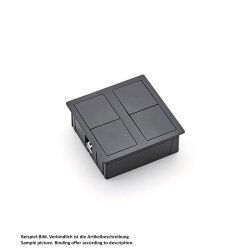 Naber VersaHit Dual USB A/C , Einbausteckdosenelement, weiß matt