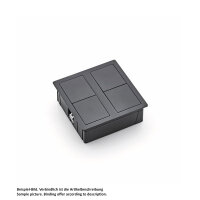 Naber VersaHit Dual USB A/C , Einbausteckdosenelement, weiß matt
