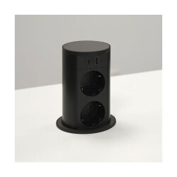 Naber VersaLift USB A/C, gunmetal