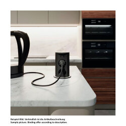 Naber VersaLift USB A/C, gunmetal