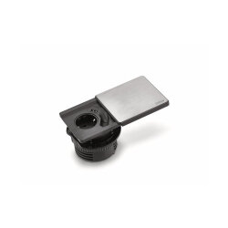Naber Evoline® Square USB C, mit Schukosteckdose