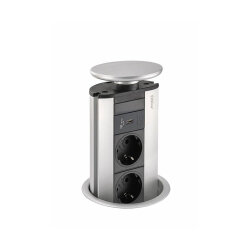 Evoline Port USB C, versenkbares Steckdosenelement, mit 2...