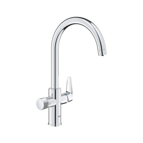 GROHE Küchenarmatur Blue Pure BauCurve C-Auslauf Chrom