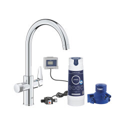 GROHE Küchenarmatur Blue Pure BauCurve C-Auslauf...