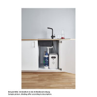 GROHE Küchenarmatur Blue Professional L-Auslauf herausziehbarem Mousseurauslauf EU velvet black
