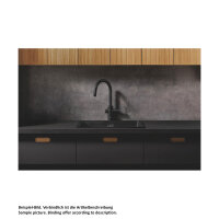 GROHE Küchenarmatur Blue Prof. C-Auslauf herausziehbarem Mousseurauslauf EU velvet black