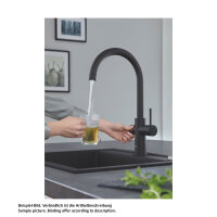 GROHE Küchenarmatur Red II Duo C-Auslauf Boiler M EU velvet black