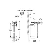 GROHE Blue Filter Starter Set  Magnesium + Zink