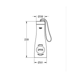 GROHE Blue Thermo-Trinkflasche