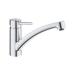 GROHE Küchenarmatur BauClassic flacher Auslauf Chrom