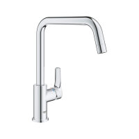 GROHE Küchenarmatur Eurosmart hoher U-Auslauf Vorfenstermontage Chrom