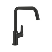 GROHE Küchenarmatur Eurosmart Küche hoher U-Auslauf Matt Black