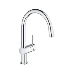 GROHE Küchenarmatur Minta C-Auslauf herausziehbarem...