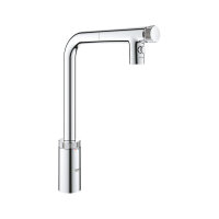 GROHE Küchenarmatur Minta Smart Control, L-Auslauf, Dualbrause