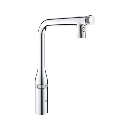 GROHE Küchenarmatur Essence SmartControl L-Auslauf Dualbrause