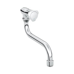 GROHE Küchenarmatur Costa Wandmontage Brauseventil mittlerer Auslauf Chrom