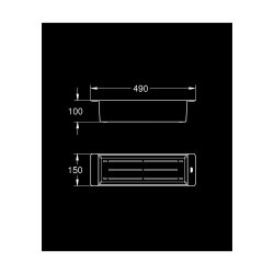 GROHE Multifunktionales Sieb 490 x 150 x 100 mm