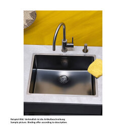 Reginox Einbaubecken New York 50x40 gun metal II