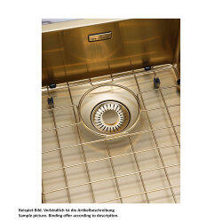 Reginox Bodengitter New York 34x40 gold ll