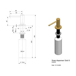 Reginox Seifenspender gold II