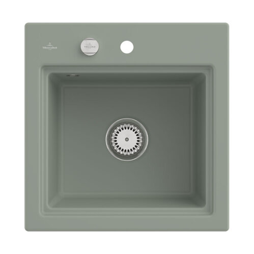 Villeroy & Boch Einbaubecken Subway Style 50 S Premiumline Morning Green Exzenterbetätigung