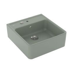 Villeroy & Boch Spülstein Einzelbecken Morning Green Exzenterbetätigung