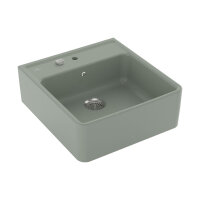 Villeroy & Boch Spülstein Einzelbecken Morning Green Exzenterbetätigung