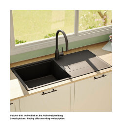 SCHOCK Unterbaubecken Cristadur KAIA N-100 U