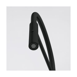 Franke Küchenarmatur Maris Slim L Black Matt Festauslauf