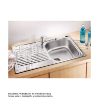 BLANCO Einbauspüle TIPO 45S COMP Edelstahl Naturfinish