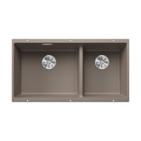 BLANCO Unterbaubecken SUBLINE 480/320-U Links InFino Silgranit Tartufo