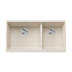 BLANCO Unterbaubecken SUBLINE 480/320-U Links InFino Silgranit Softweiß