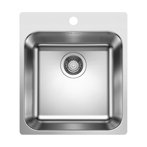 BLANCO Einbaubecken SUPRA 400-IF/A R12 Edelstahl gebürstet