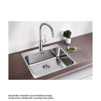 BLANCO Einbaubecken SUPRA 500-IF/A R12 Edelstahl gebürstet
