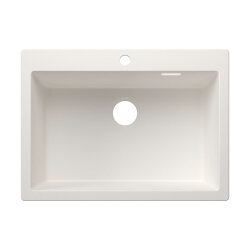 BLANCO Einbauspüle PLEON 8 Handbetätigung Silgranit Weiß