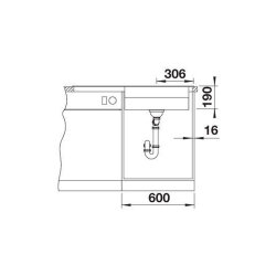 BLANCO Einbauspüle ETAGON XL 6S InFino Silgranit Softweiß