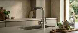 BLANCO Set Küchenarmatur CHOICE ICONA-L Auslauf + Kühl- und Karbonisierungseinheit Choice.All
