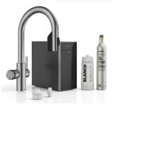 BLANCO Set Küchenarmatur CHOICE ICONA-C Auslauf + Kühl- und Karbonisierungseinheit Choice.All