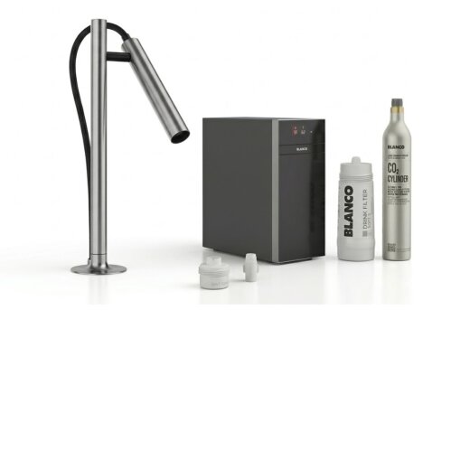 BLANCO Set Küchenarmatur CHOICE LUNEOO-S Hochdruck + Kühl- und Karbonisierungseinheit Choice.All