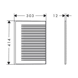 hansgrohe F28 Abtropfmatte