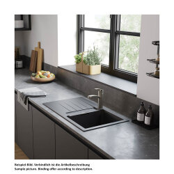 hansgrohe Einbaubecken S520-F510 Exzenterbedienung N-100