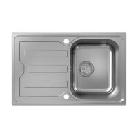 hansgrohe Einbauspüle S440-A342 79 Abtropffläche Edelstahl
