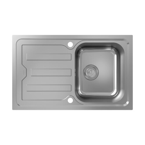 hansgrohe Einbauspüle S440-F342 79 Abtropffläche kurz Exzenterbedienung Edelstahl