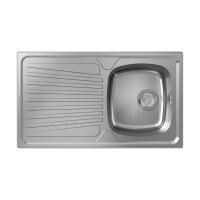 hansgrohe Einbauspüle S210-A342 86 Handbedienung Edelstahl