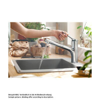 hansgrohe Küchenarmatur 150 Zesis M33 Metall Ausziehbrause Pro sBox