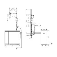 hansgrohe SodaSystem 210 Aqittura M91 Starter Set