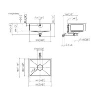 Dornbracht Unterbaubecken 38500002 Schwarz matt (71)