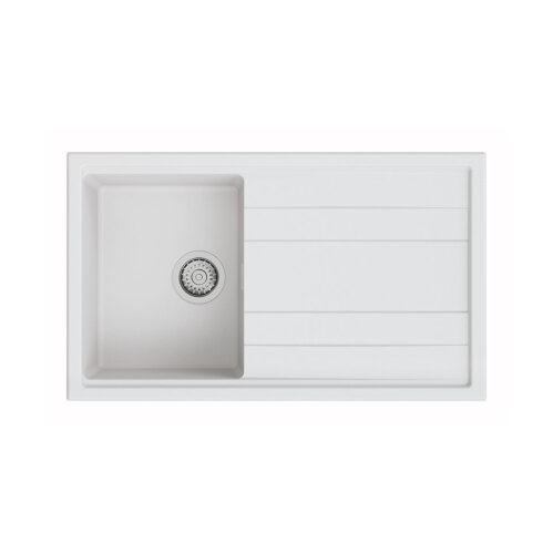 Naber Einbauspüle Fontea 860 Cin-Nagranit Bianco Howlite