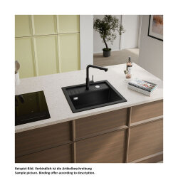 Naber Einbaubecken Silqua 570 Cin-Nagranit